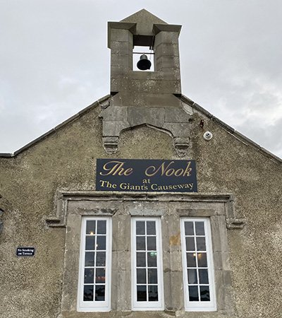 The Nook restaurant built in an old school house
