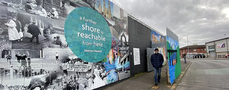 Murals at the Peace Line