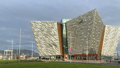 Titanic Belfast - An iconic building taking the shape of 4 ships bows