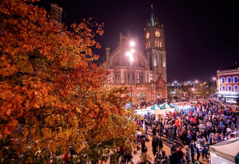 Derry Halloween - Guildhall Square Market and Entertainment