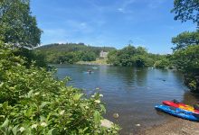 Castlewellan Forest park - lakes canoes