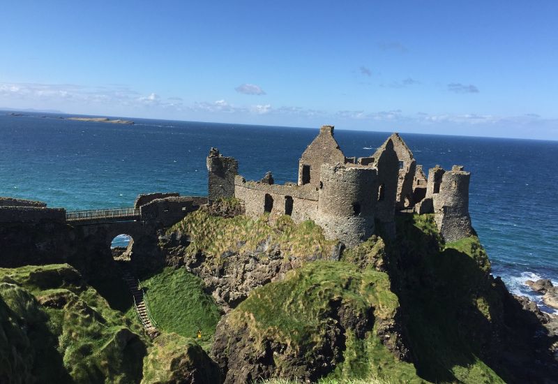 Dunluce Castle - from the road