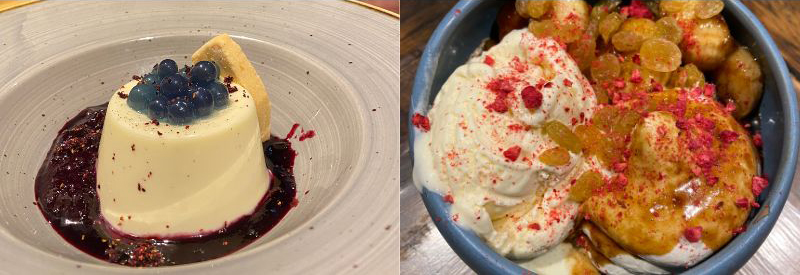 Desserts at Shanty Portrush