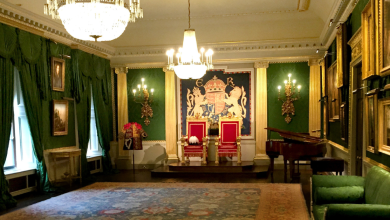 Hillsborough Castle throne room featured image
